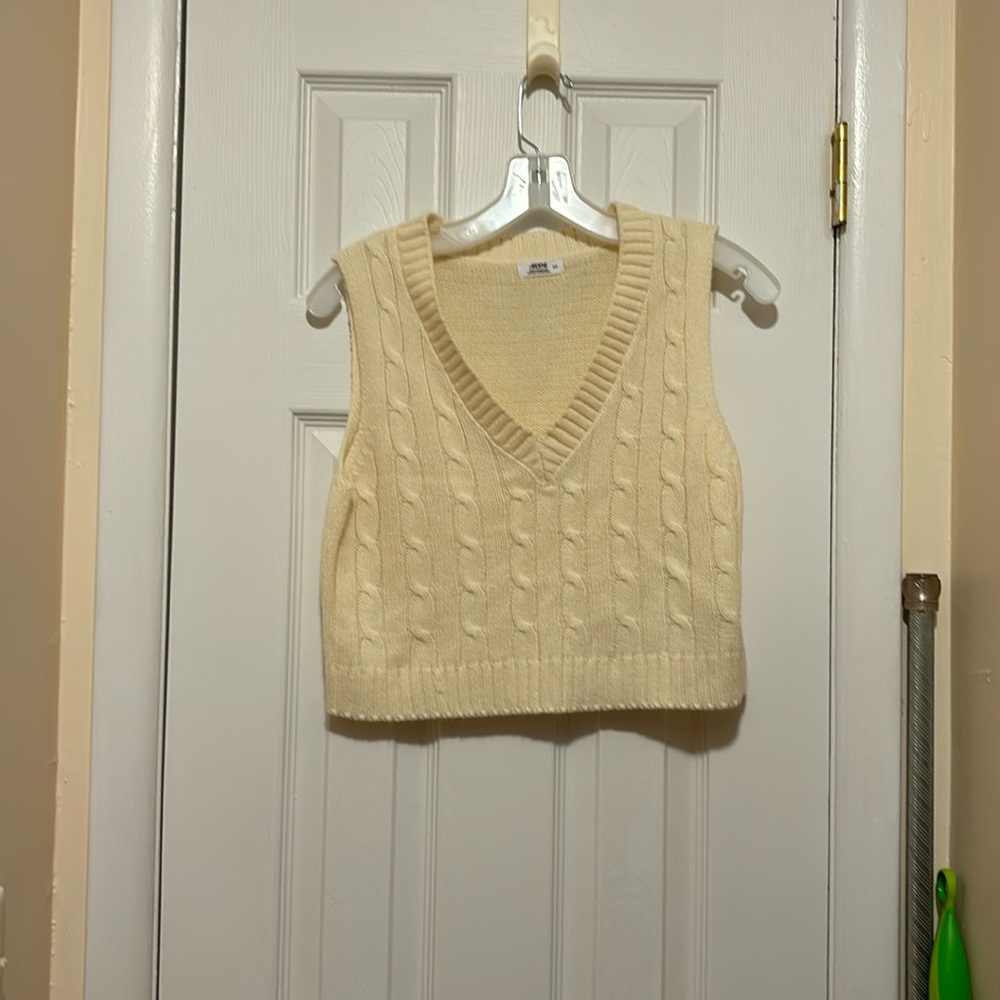 Woven Sweater Vest
